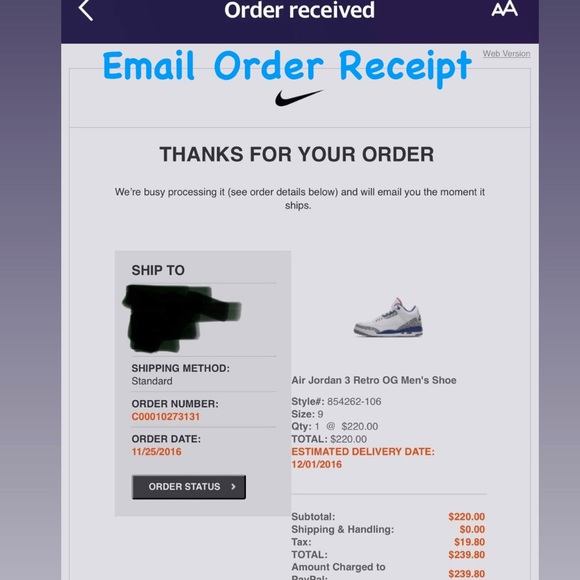 AIR JORDAN 3 RETRO OG White/Fire Red True Blue Cement 9 - Picture 12 of 13